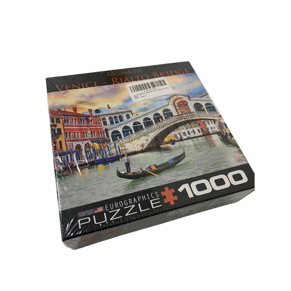 City‎ Collection EuroGraphics Puzzle Venice-Rialto Bridge 1000 Piece Sealed